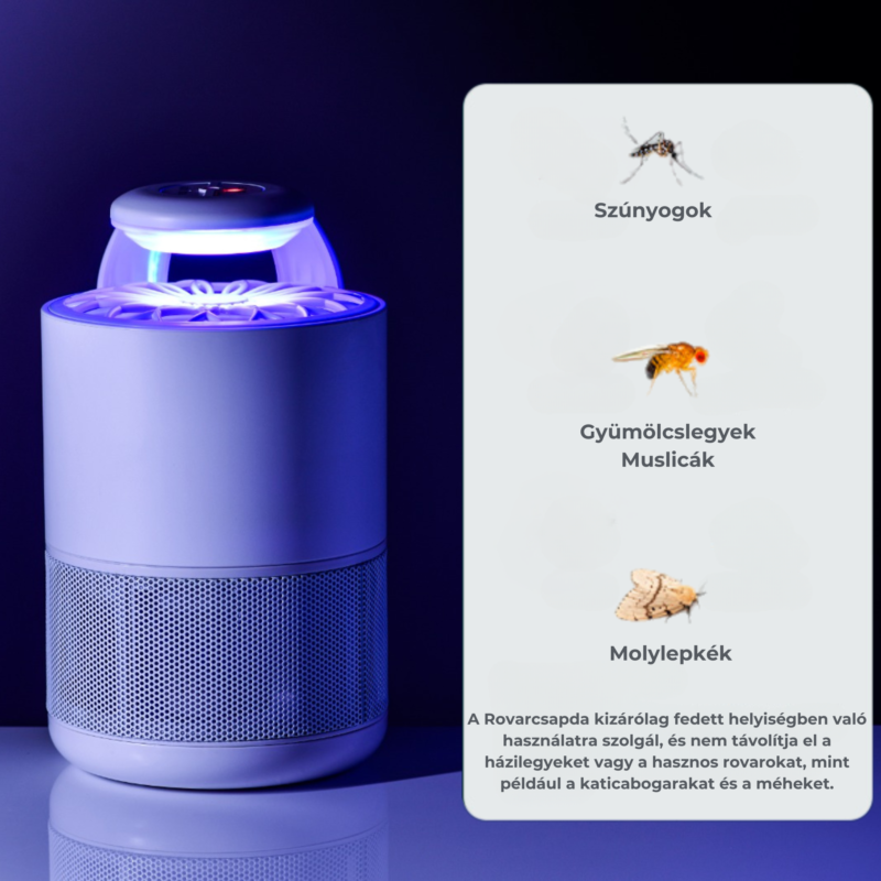 Ventilátoros szúnyog- és rovarcsapda UV fénnyel 1