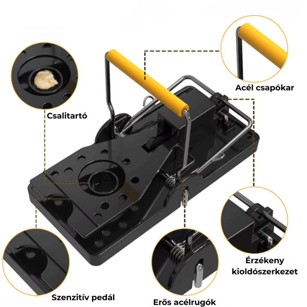 Doxmand Mortus Snap egérfogó csapda 5