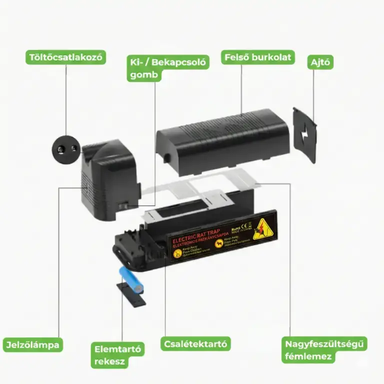 Doxmand MORTUS Max elektromos patkánycsapda 1