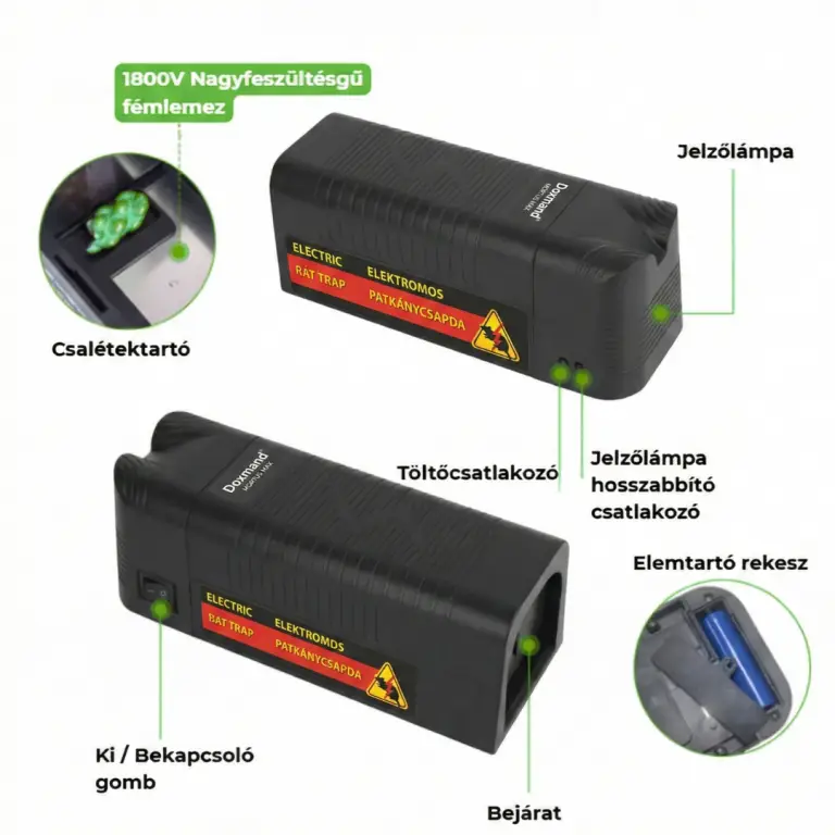 Doxmand MORTUS Max elektromos patkánycsapda