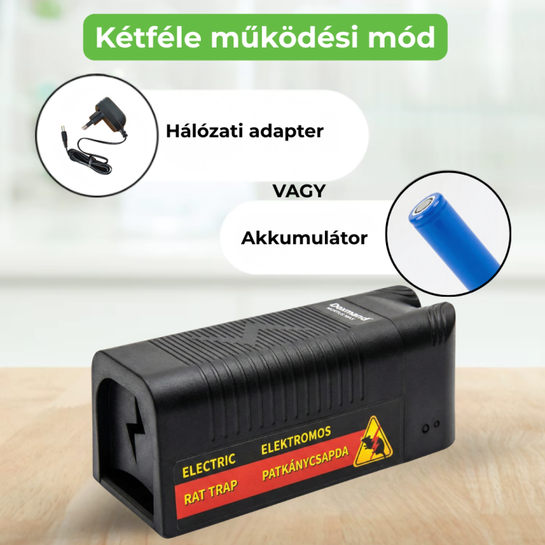 Doxmand MORTUS Max elektromos patkánycsapda 2