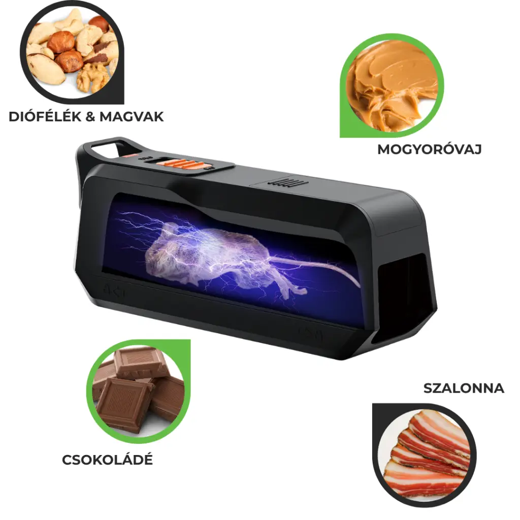 csaliajánló doxmand mortus elektromos egércsapda 1