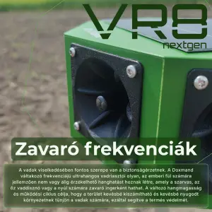 Doxmand nextgen VR8 zavaró frekvenciák