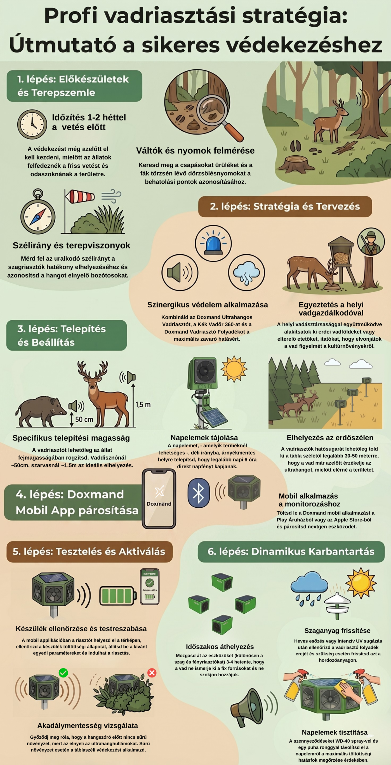 vadriasztási stratégia a sikeres védekezéshez