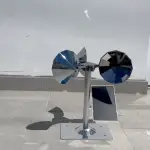 SolarFlash napelemes forgó fényvisszaverő madárriasztó videó