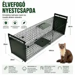 élvefogó nyestcsapda paraméterek