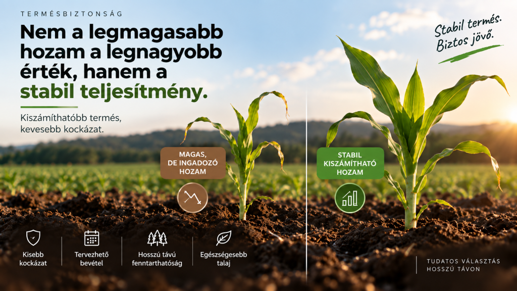 Eltérő termésstabilitású kukoricanövények összehasonlítása változó évjárati körülmények között